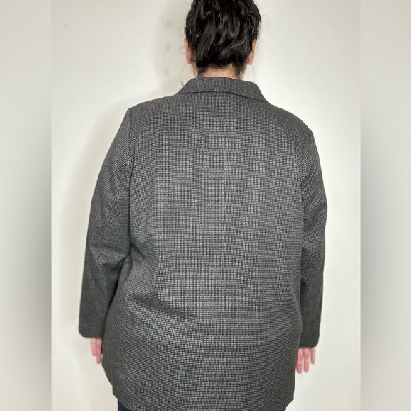 H&M Oversized Houndstooth Print Double Breasted Blazer - Picture 4 of 6